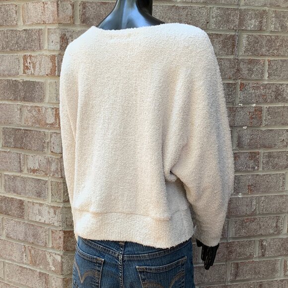 Jessica Simpson Fuzzy Dolman Sleeve Sweater Sz S - Picture 9 of 14